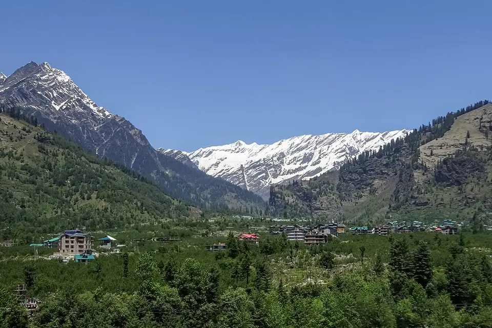 The Kullu Valley near Manali, Himachal Pradesh