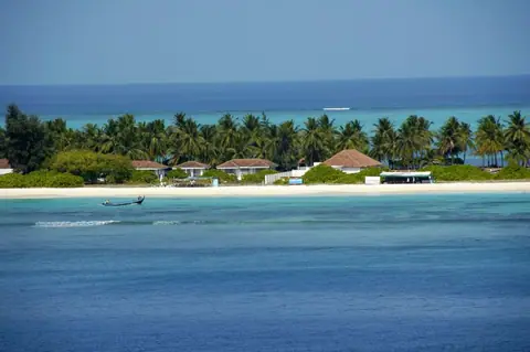 Beachside view on Kadmat Island, Lakshadweep