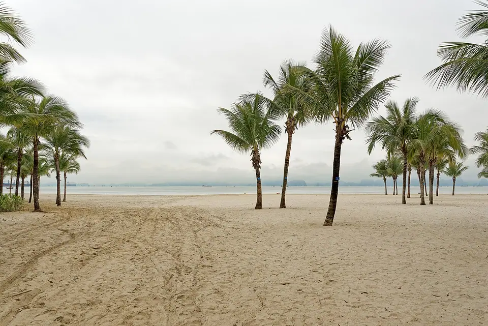Bai Chay beach at Ha Long, Vietnam